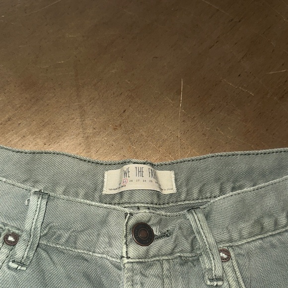 We The Free Olive Jean Shorts - Picture 2 of 4